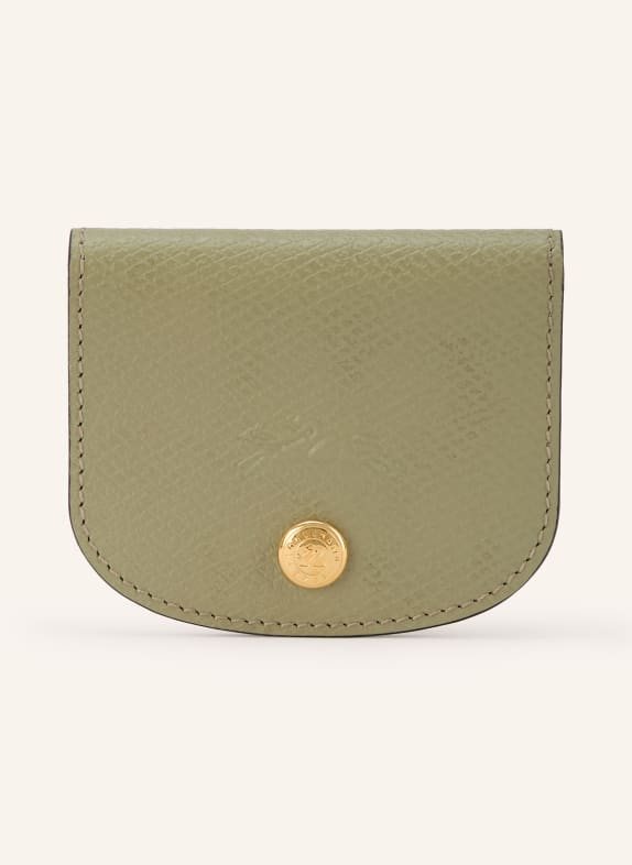 LONGCHAMP Kartenetui ÈPURE HELLGRÜN / GOLD