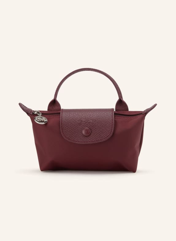 LONGCHAMP Handtasche LE PLIAGE ONE DUNKELROT / SILBER
