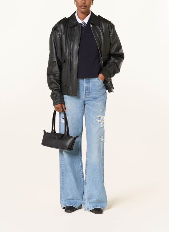 LONGCHAMP Geantă de umăr LE PLIAGE XTRA MEDIUM NEGRU