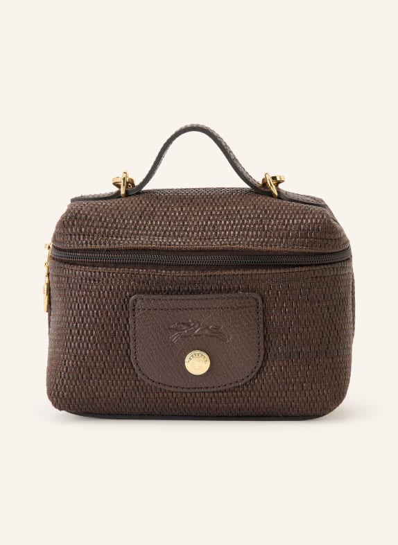 LONGCHAMP Umhängetasche LE PLIAGE XS DUNKELBRAUN / GOLD
