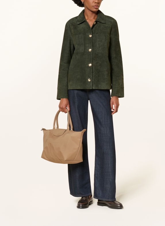 LONGCHAMP Geantă de mână LE PLIAGE ONE L BEJ / ARGINT