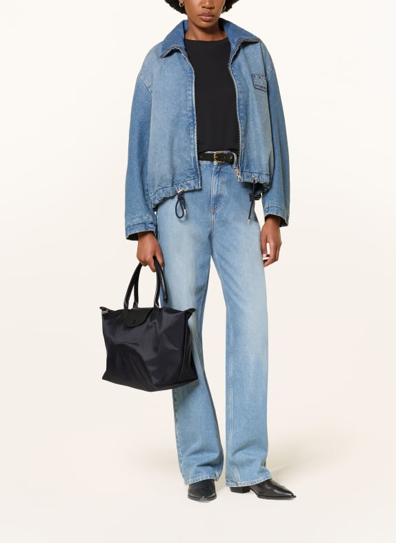 LONGCHAMP Geantă de mână LE PLIAGE ONE L NEGRU / ARGINT