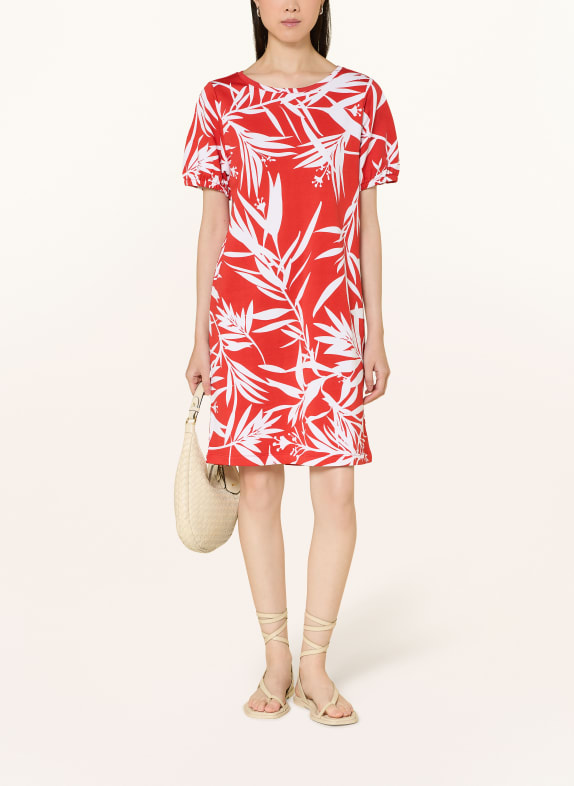 monari Sweatkleid ROT / WEISS