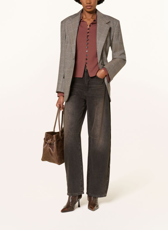 RAFFAELLO ROSSI Barrel Jeans TIRA 680 TABAK