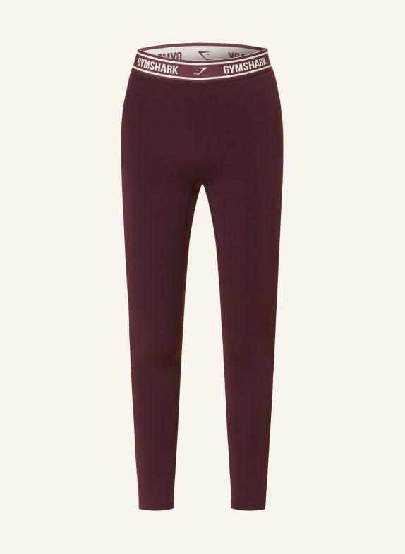GYMSHARK Tights WAISTBAND LOGO FUCHSIA