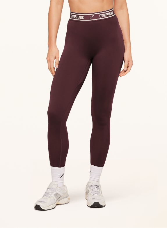 GYMSHARK Tights WAISTBAND LOGO FUCHSIA