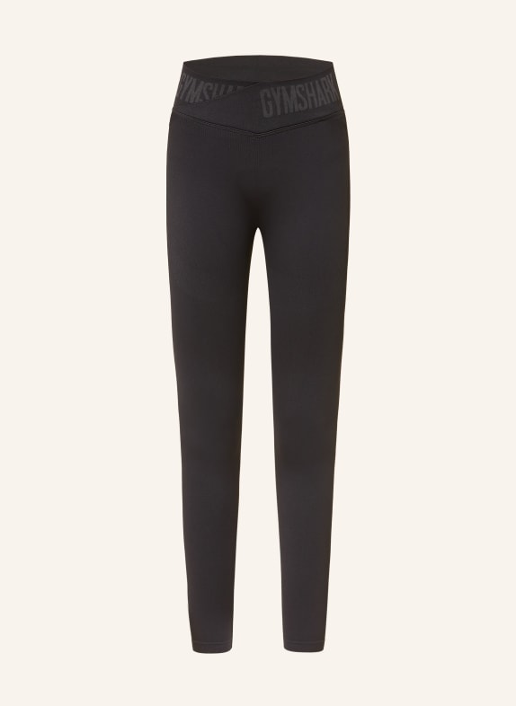 GYMSHARK Tights FLEX V4 SCHWARZ