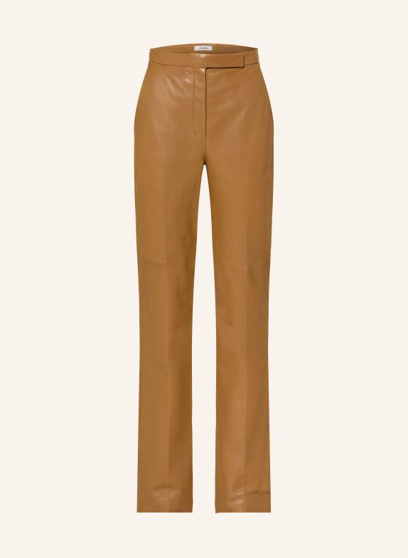 DOROTHEE SCHUMACHER Leather pants BROWN