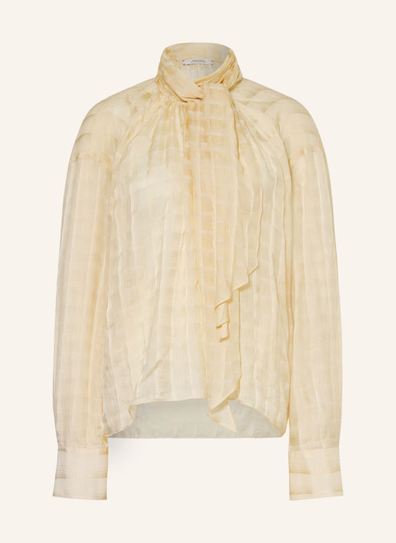 DOROTHEE SCHUMACHER Tie-neck blouse with Silk BEIGE