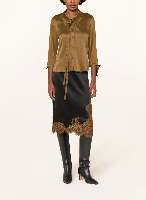 DOROTHEE SCHUMACHER Hemdbluse SENSE OF SHINE KHAKI