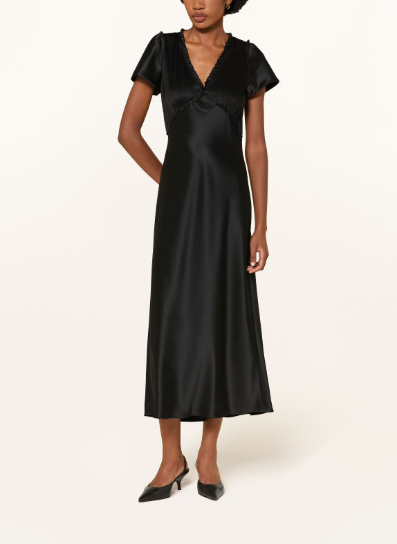 DOROTHEE SCHUMACHER SHINY STATEMENT Evening dress BLACK