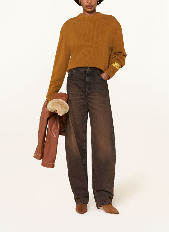 DOROTHEE SCHUMACHER Trui MODERN STATEMENTS met kasjmier COGNAC