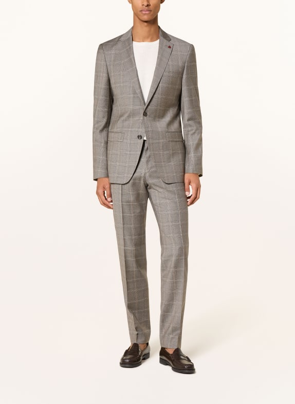 ROY ROBSON Slim fit colbert H210 DARK BROWN