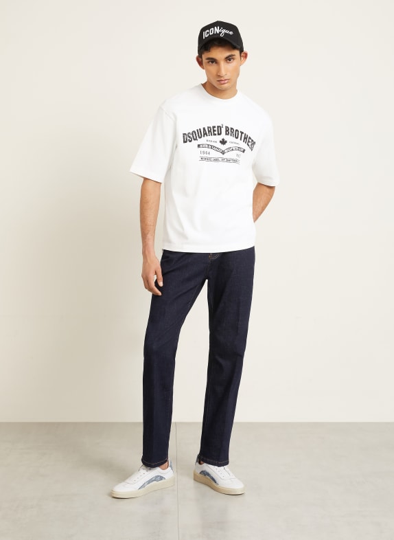 DSQUARED2 Tricouri ALB / NEGRU