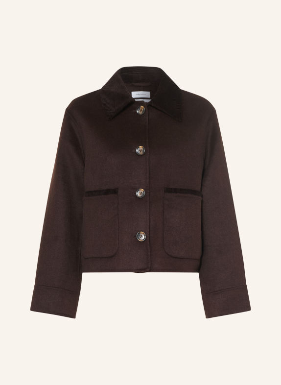 darling harbour Overjacket DARK BROWN