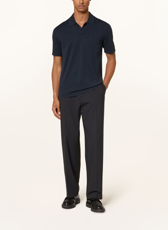 Marc O'Polo Tricou polo din piqué ALBASTRU ÎNCHIS