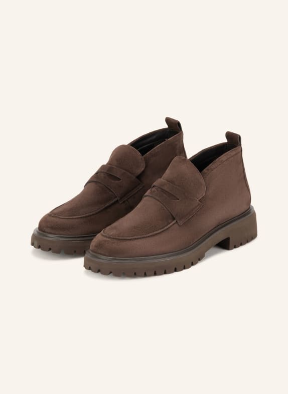 paul green Pennyloafer MARRON FONCÉ
