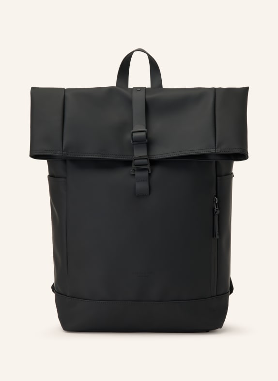 GASTON LUGA Rucksack SPLÄSH mit Laptop-Fach SCHWARZ