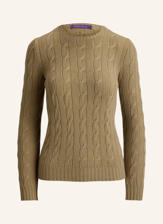 RALPH LAUREN Collection Kasjmiertrui LICHTBRUIN