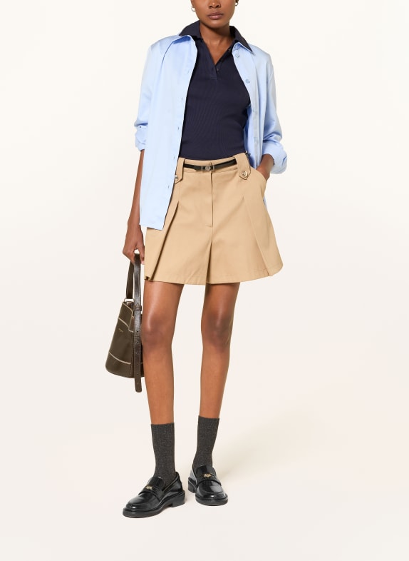 MRS & HUGS Jersey-poloshirt DONKERBLAUW