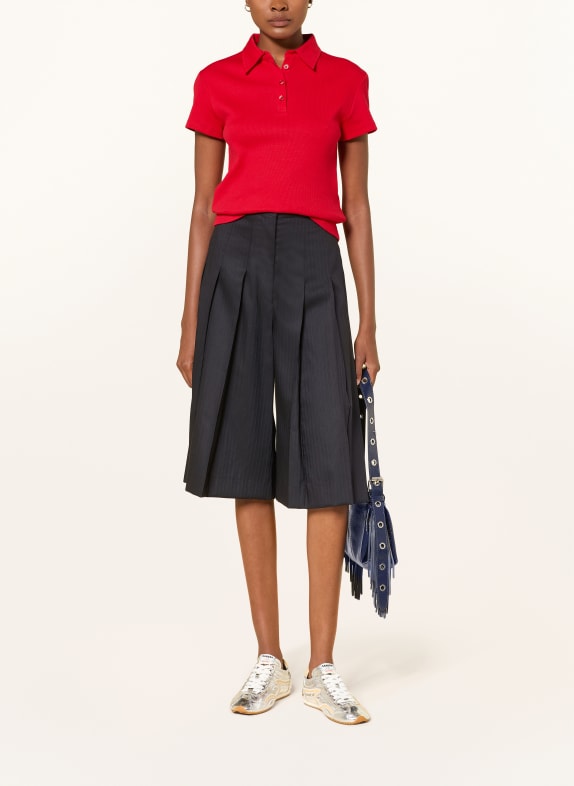 MRS & HUGS Jersey-poloshirt ROOD