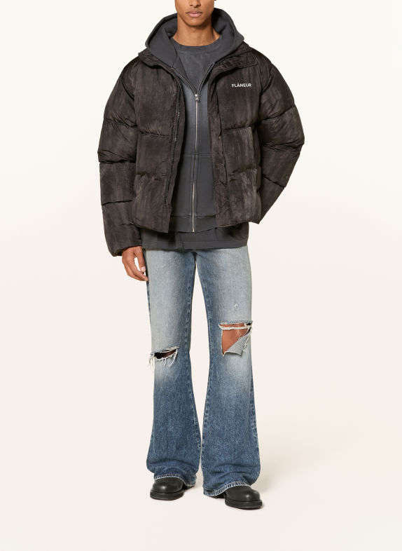 FLÂNEUR Steppjacke SCHWARZ
