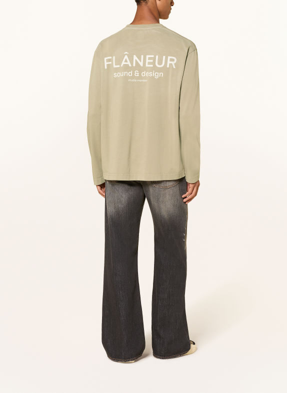 FLÂNEUR Långärmad tröja BEIGE / GRÄDDE
