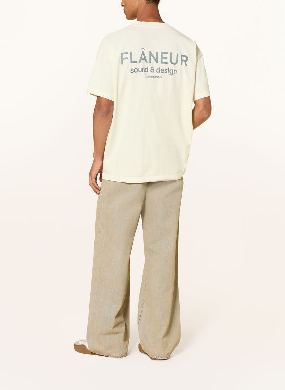 FLÂNEUR T-shirt ECRU / GRÅ