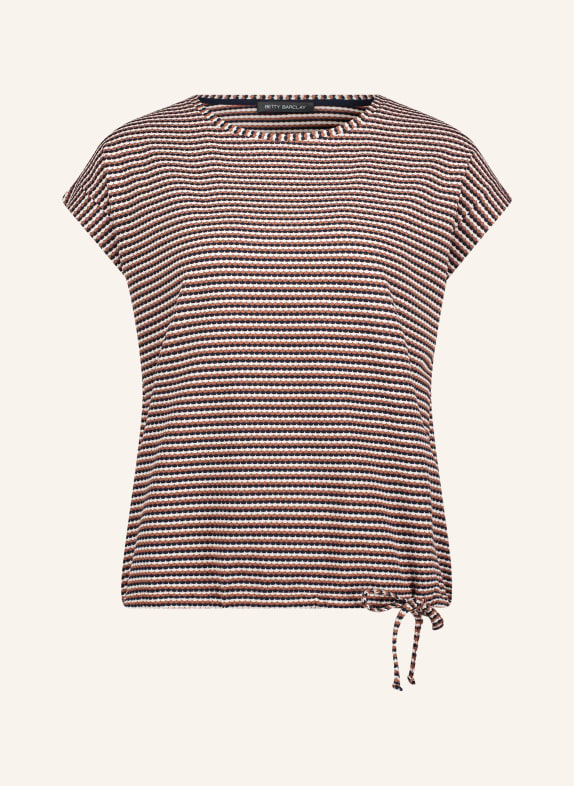 Betty Barclay T-shirt CRÈME / BRUIN / DONKERBLAUW