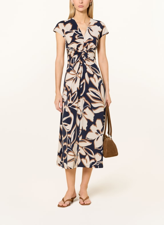 Betty Barclay Jurk ZWART / COGNAC / WIT