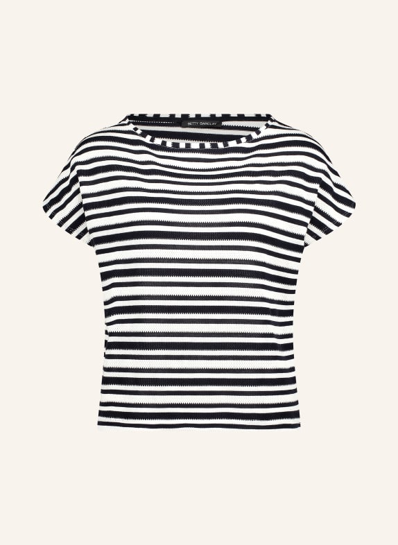 Betty Barclay Strickshirt DUNKELBLAU / BEIGE