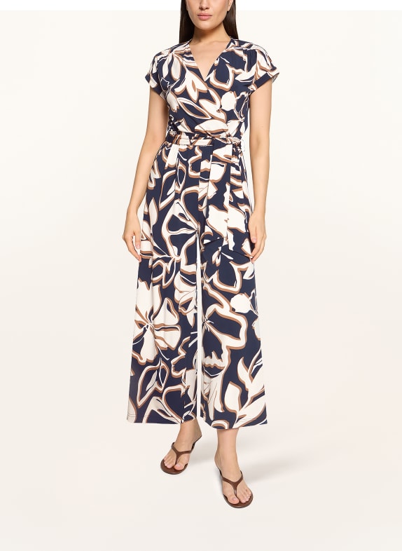 Betty Barclay Jumpsuit DONKERBLAUW / BRUIN / ECRU