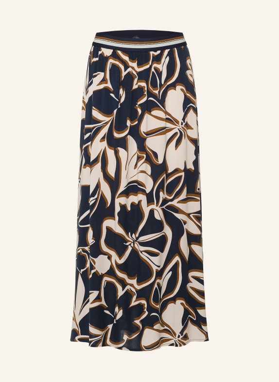 Betty Barclay Rok DONKERBLAUW / BRUIN / WIT
