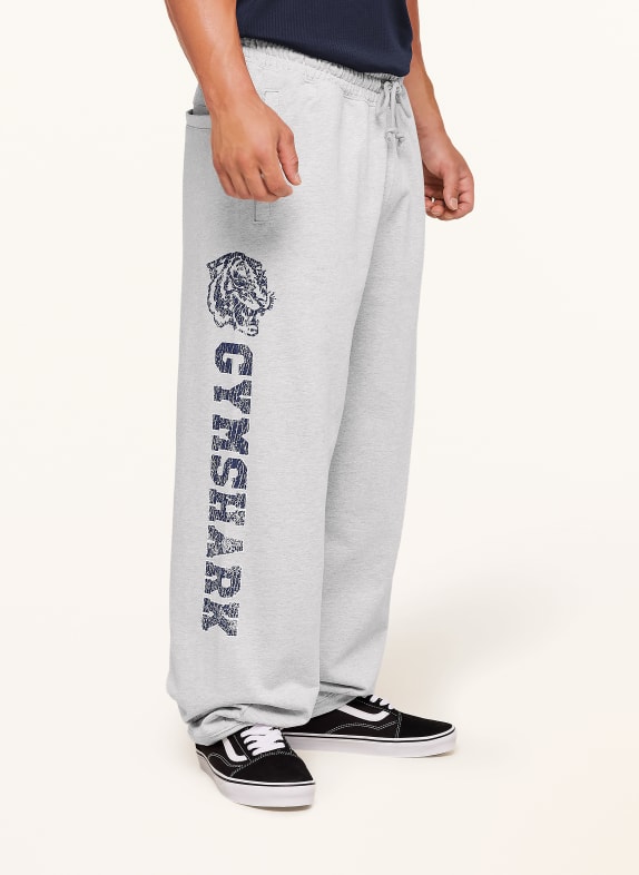 GYMSHARK Sweatpants RETRO WIDE LEG HELLGRAU