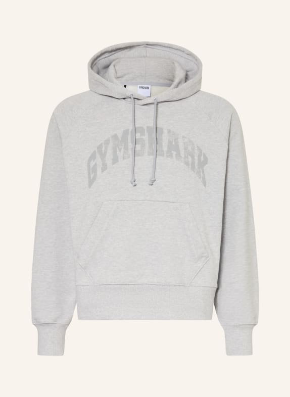 GYMSHARK Hoodie REST DAY RETRO COLLEGIATE HELLGRAU