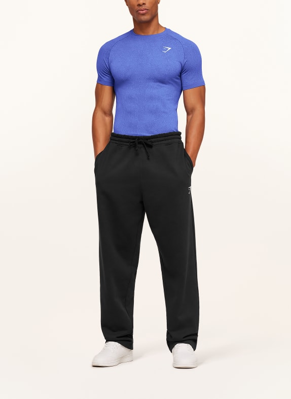 GYMSHARK Funktionsshirt GEO SEAMLESS BLAU