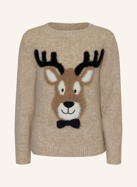s.Oliver RED Trui BEIGE / ZWART