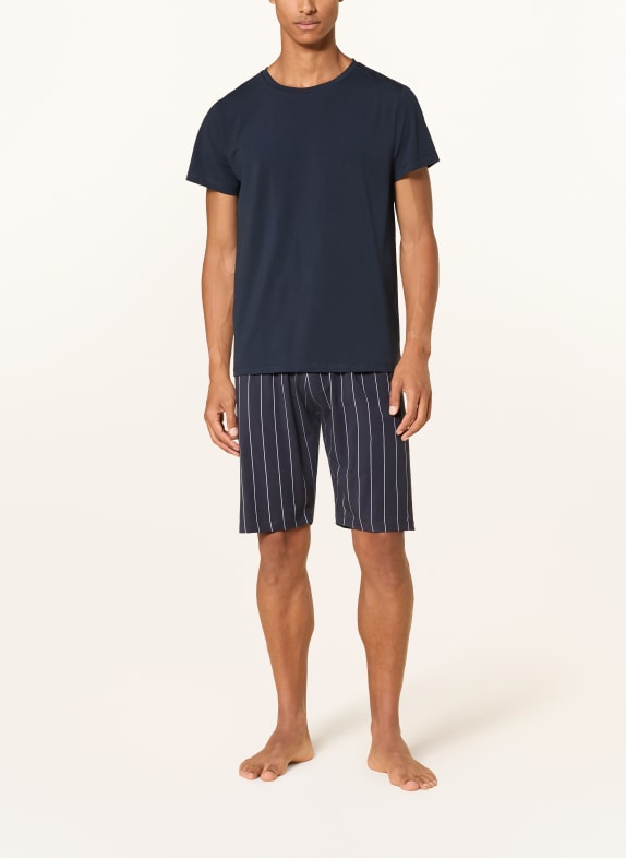 STROKESMAN'S Sovshorts MÖRKBLÅ / VIT
