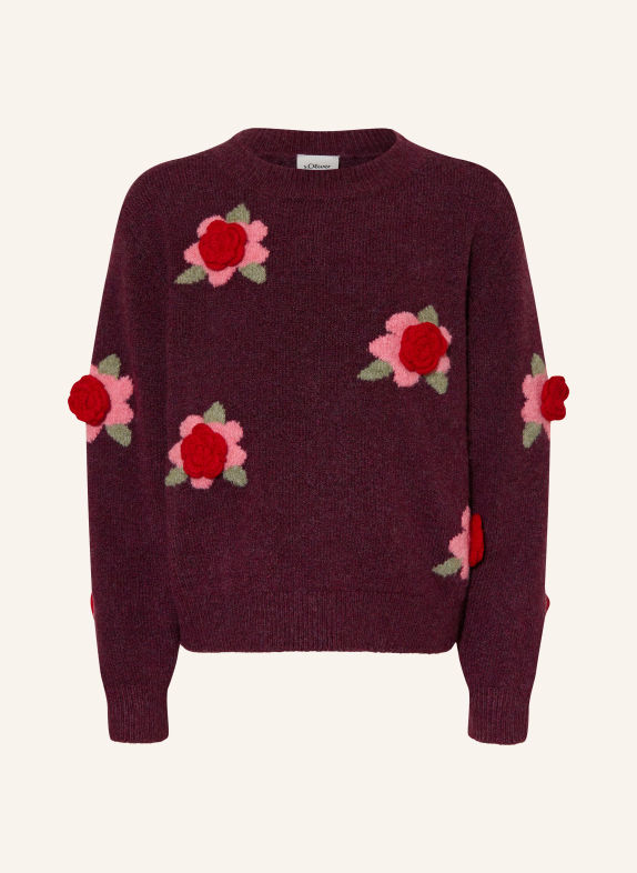 s.Oliver RED Trui FUCHSIA / ROZE / ROOD
