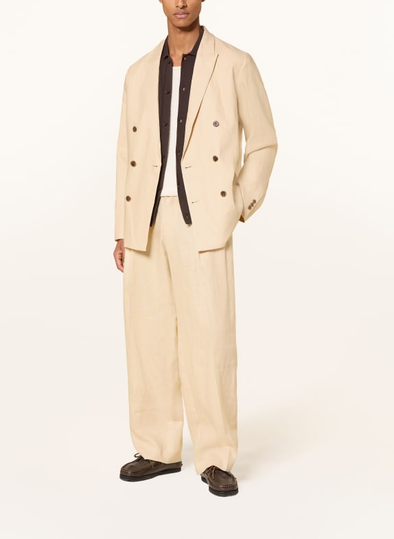 NN.07 Leinensakko JORDIN Regular Fit 422 Honey Silk