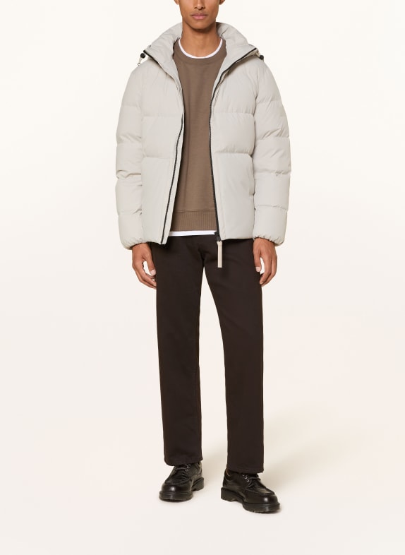 Marc O'Polo Daunenjacke mit abnehmbarer Kapuze BEIGE