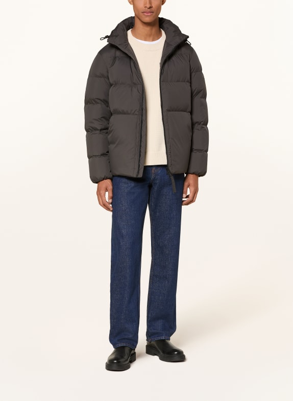 Marc O'Polo Daunenjacke mit abnehmbarer Kapuze KHAKI