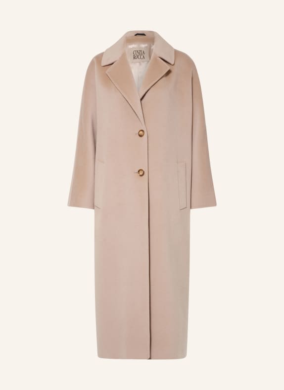 CINZIA ROCCA Oversized-Wollmantel BEIGE