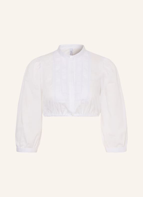 wallmann Dirndlbluse mit 3/4-Arm WEISS