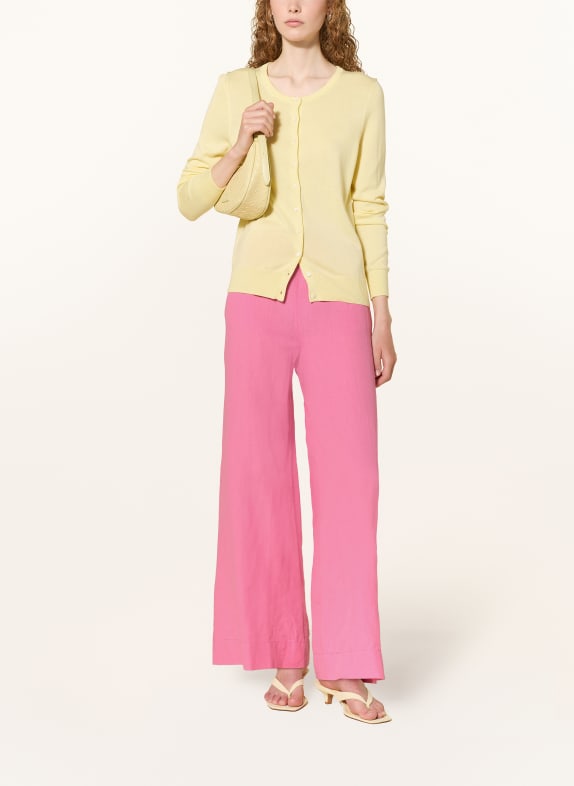 NEO NOIR Marlene-broek HEIFA met linnen ROZE