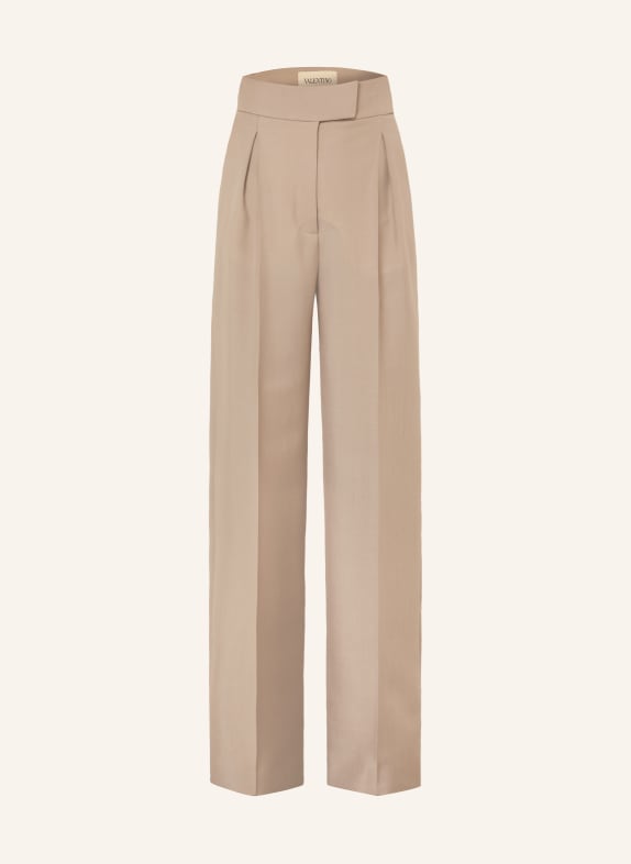 VALENTINO Marlene pants with mohair BEIGE