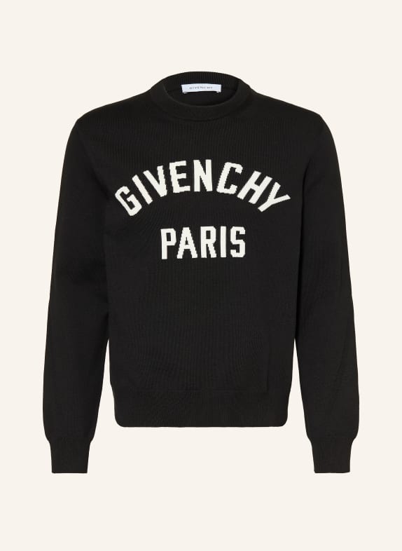 GIVENCHY Sweater BLACK / WHITE