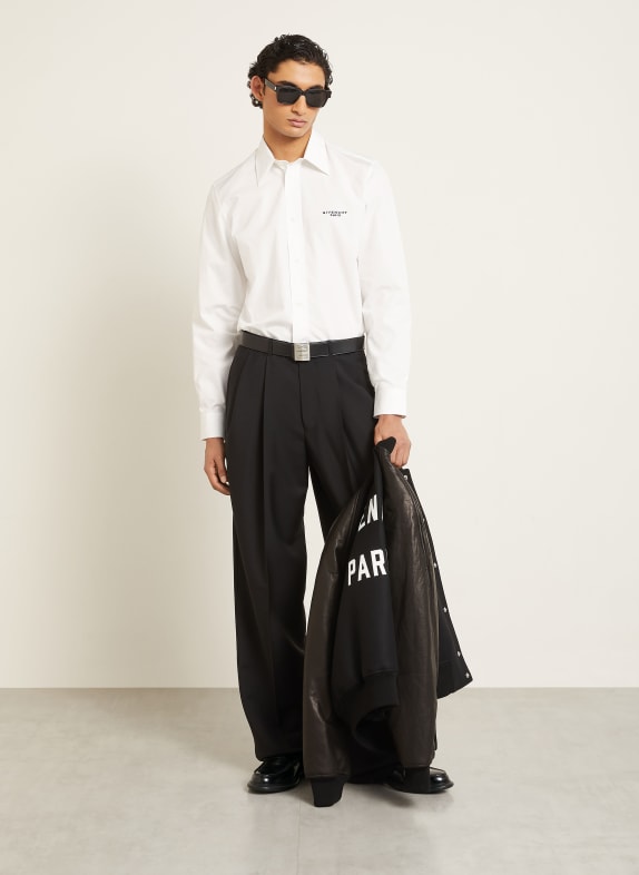 GIVENCHY Overhemd Regular Fit WIT / ZWART