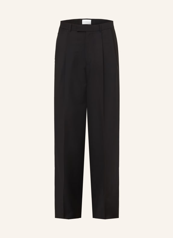 GIVENCHY Spodnie do garnituru o regularnym kroju CZARNY