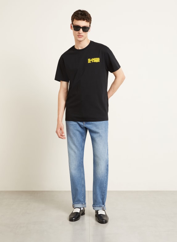 GIVENCHY T-shirt NOIR / JAUNE